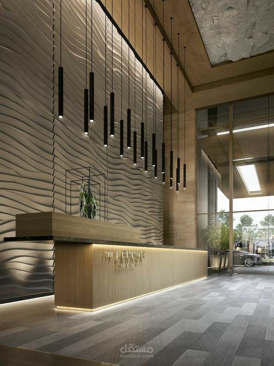 تصميم مدخل فندق