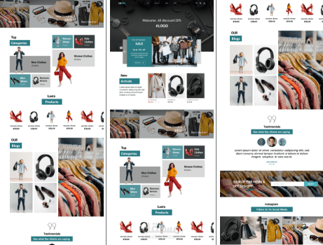 موقع متجر الكتروني