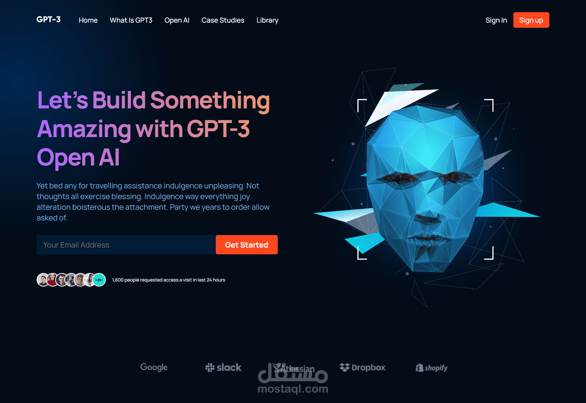 موقع ذكاء اصطناعي