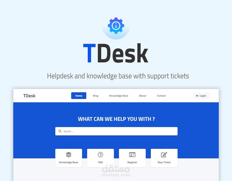 TDesk - Helpdesk and support tickets