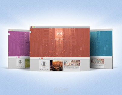 AH - Creative Personal Resume And Blog Template