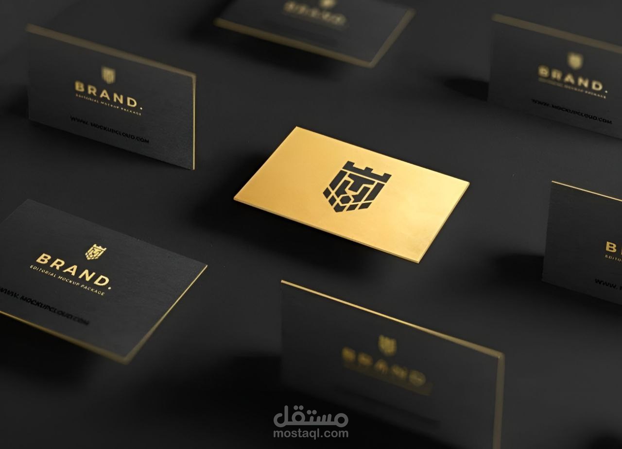 تصميم بطاقة أعمال - بزنس كارد - ( Business card )