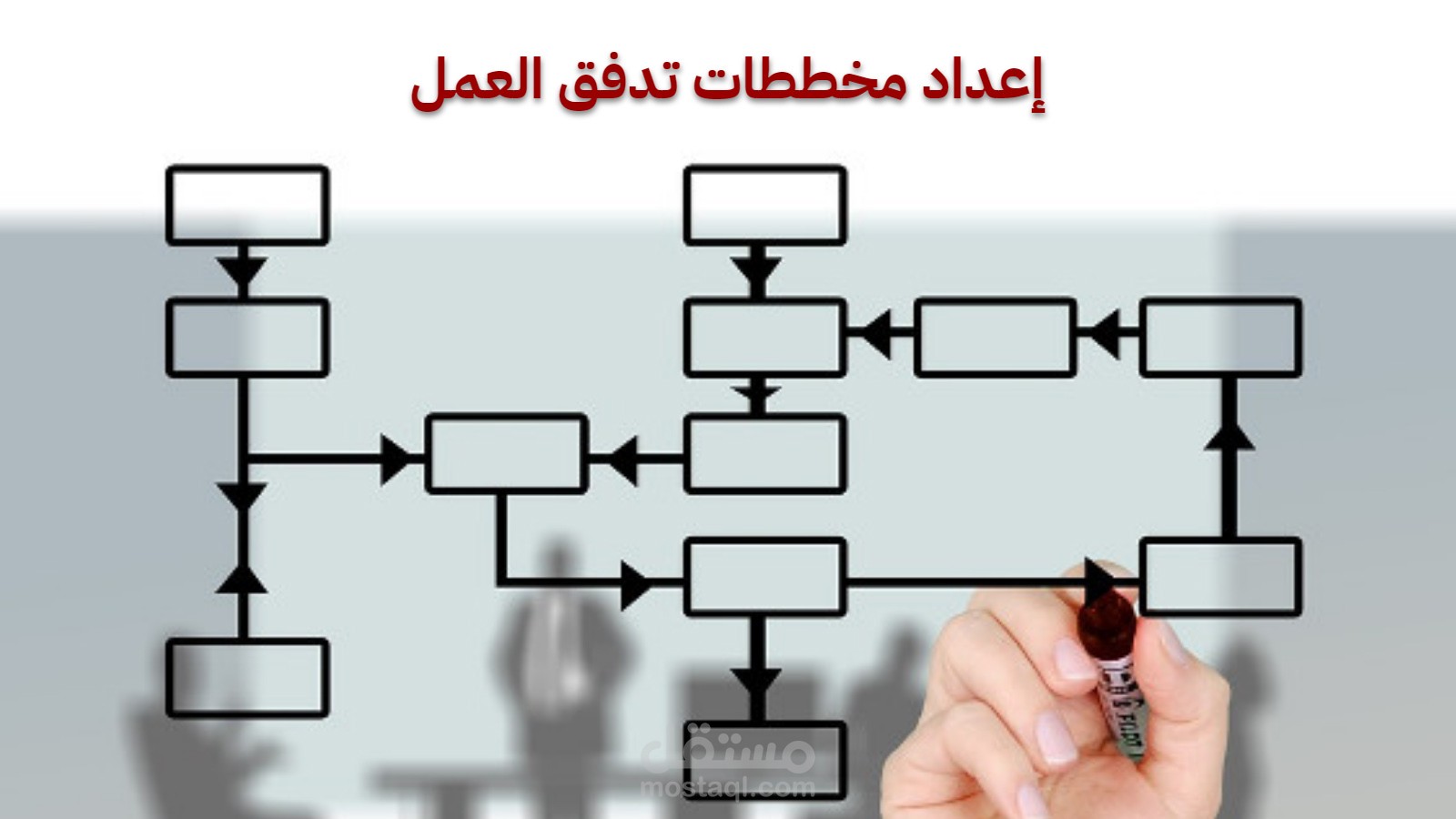 إعداد مخطط تدفق العمل