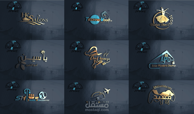 تصميم شعارات احترافية 1