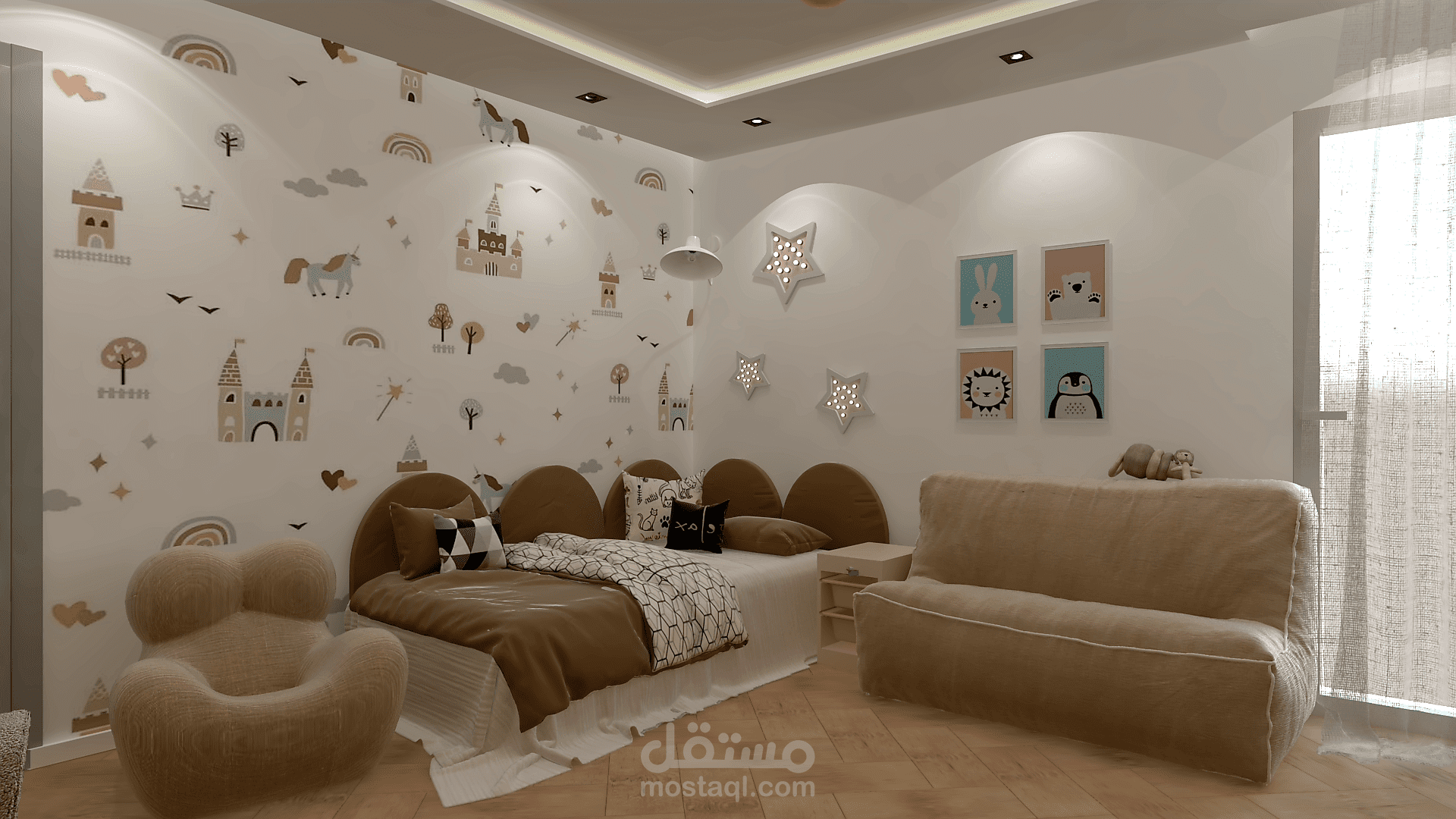 غرفة نوم بنت