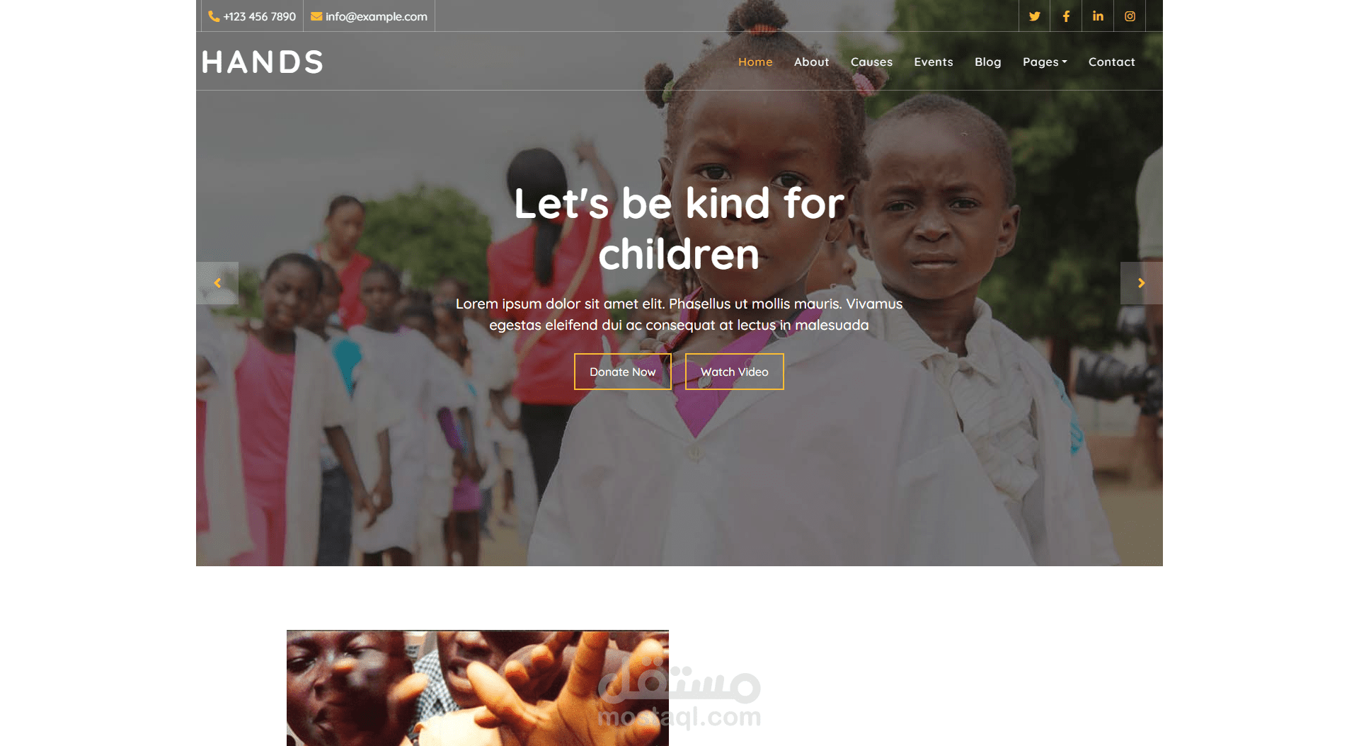 Charity Donating Website