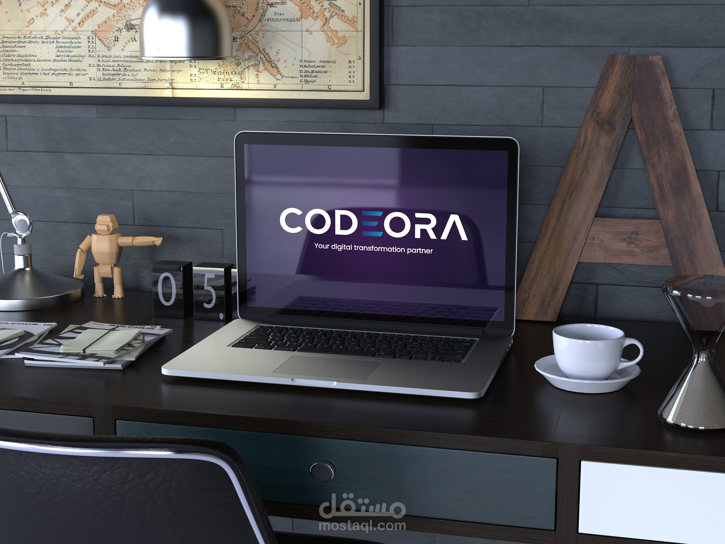 Codeora Logo & Identity