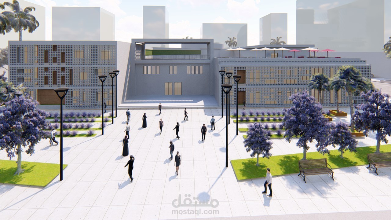 مدينة انسانية لرعاية وتأهيل وتدريب  ذوى الإحتياجات الخاصة بمنطقة الجوف