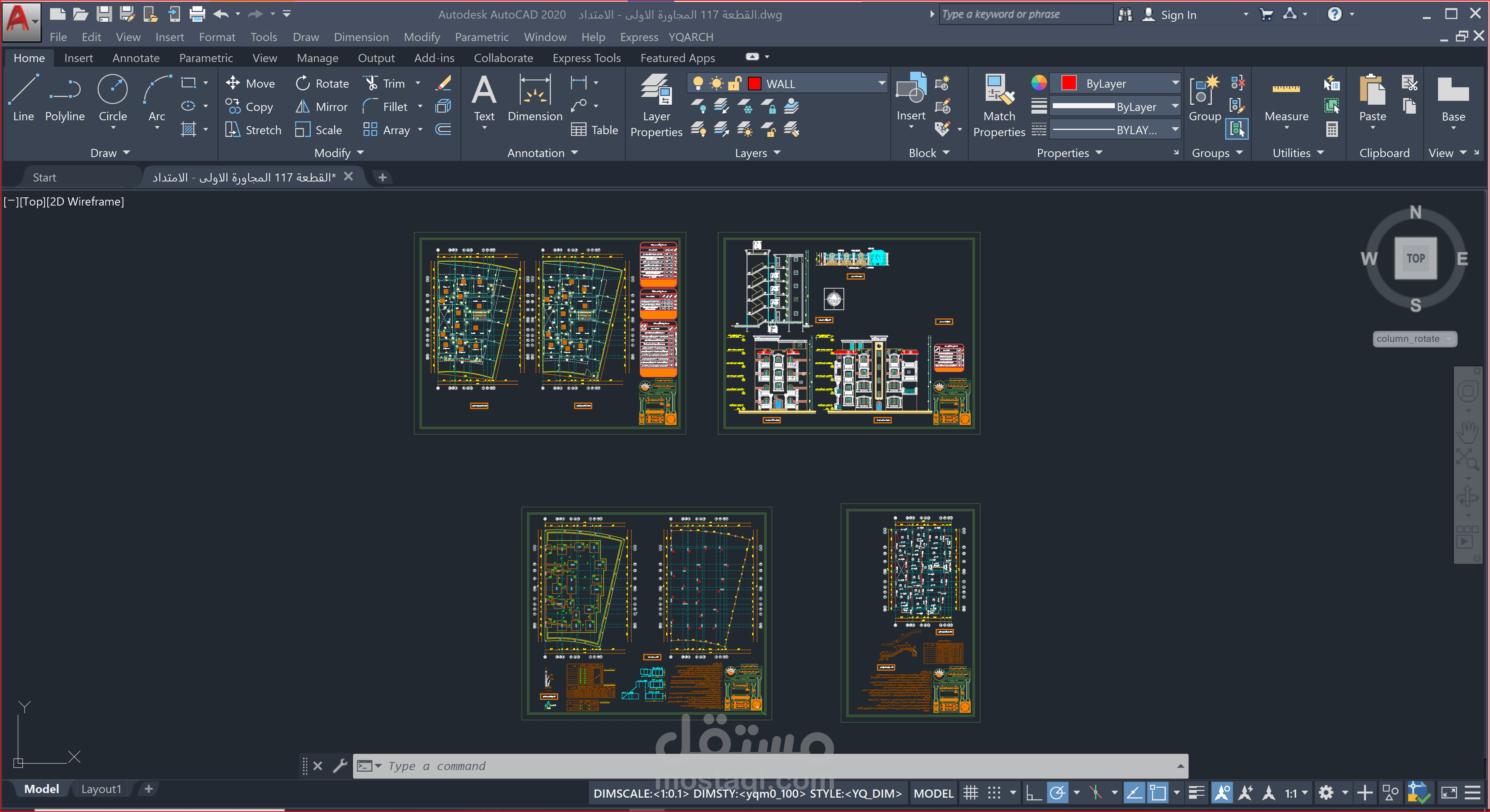 مخطط تصميم فيلا (117)