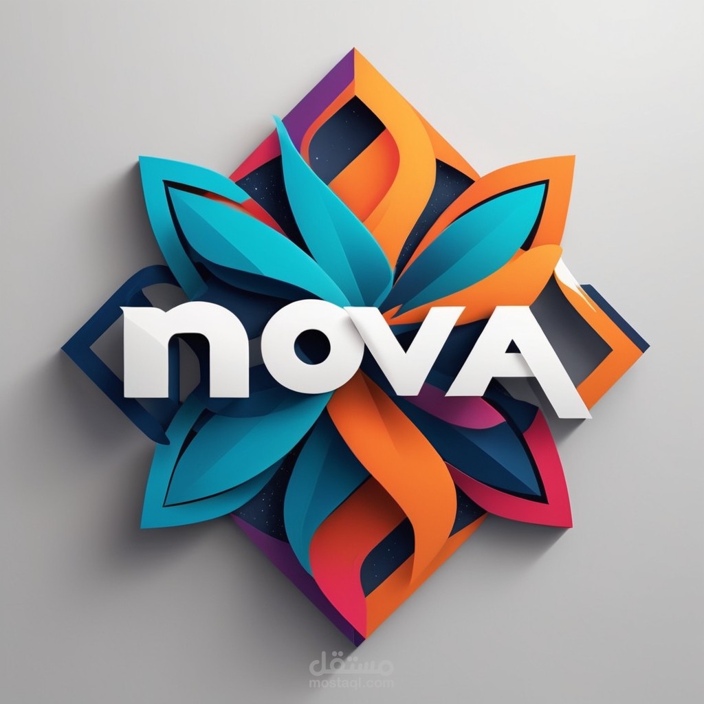 شعار احترافي لشركة nova