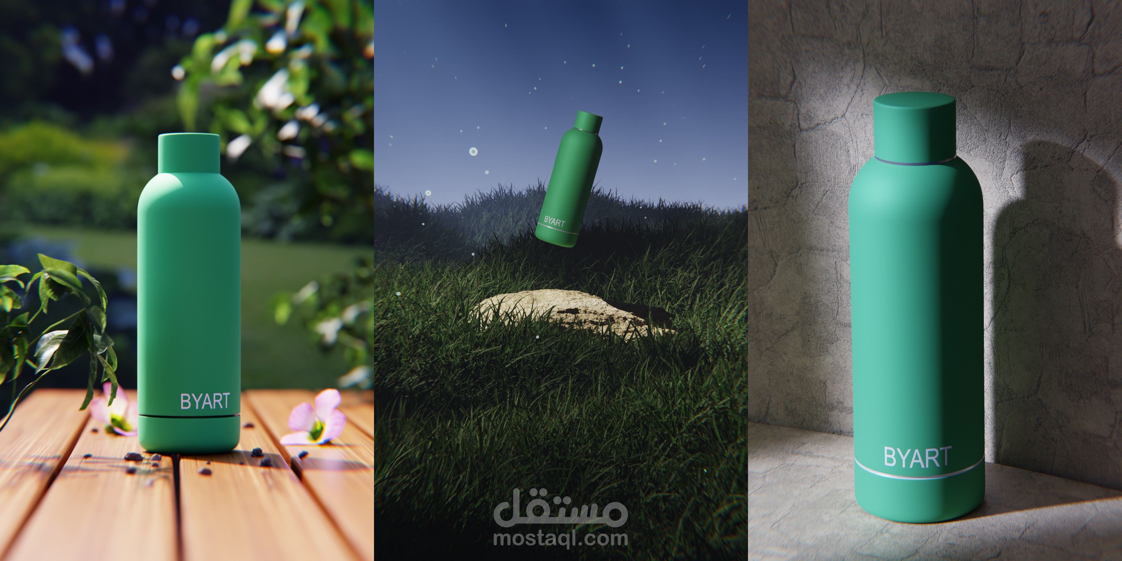 فيديو عرض ثلاثي الأبعاد لمنتج BYART بتصميم واقعي احترافي