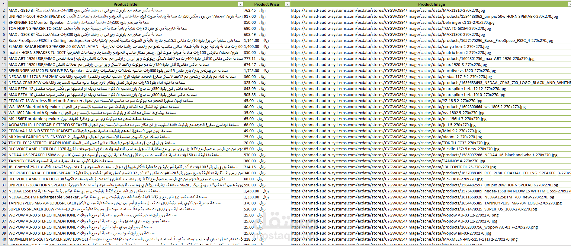 سحب منتجات احد المتاجر الالكترونية بالسعودية
