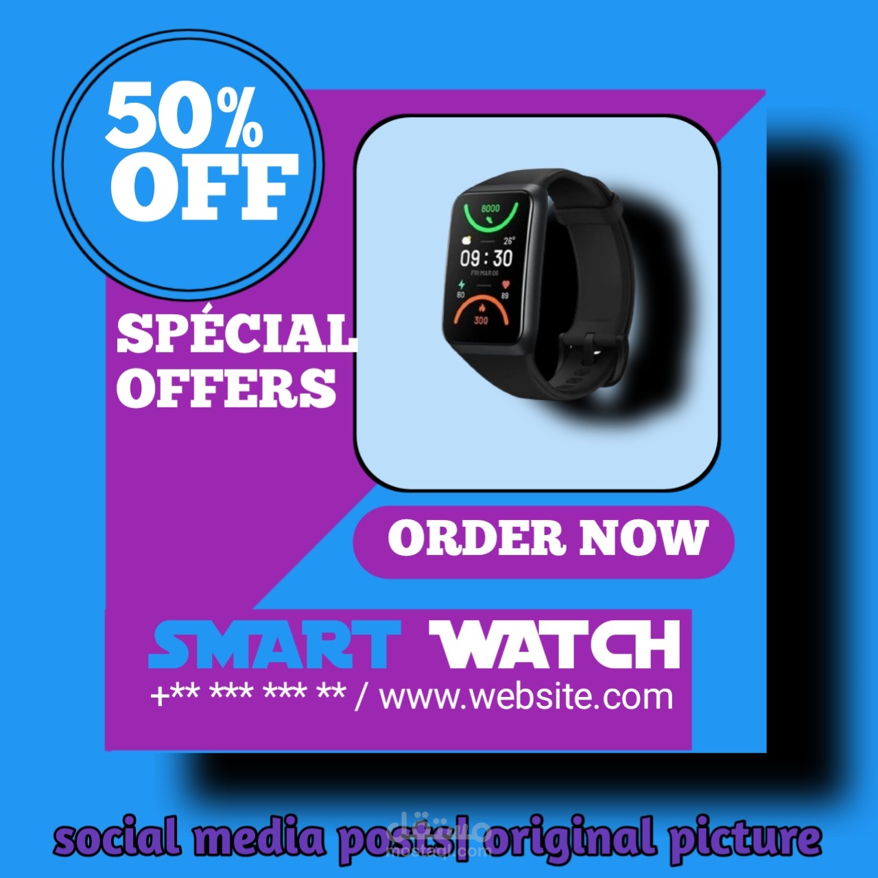 رحلة الألوان: تصميم منشورات السوشل ميديا بألوان متجددة وجذابة