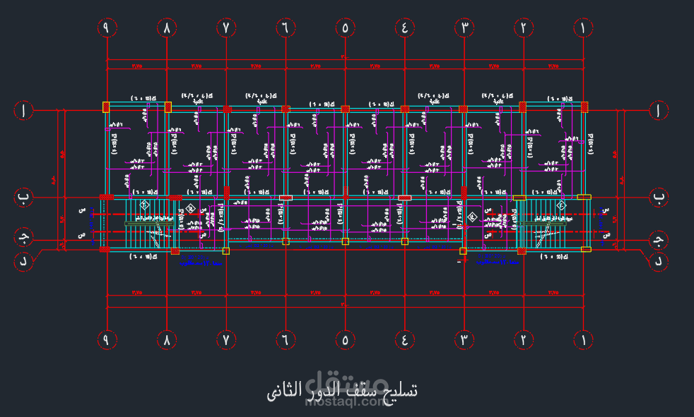 عمل لوحات انشائيه  مشروع إنشاء مدرسه حكومية