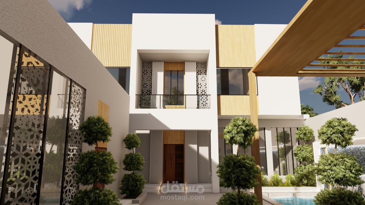 تصميم واجهة فيلا
