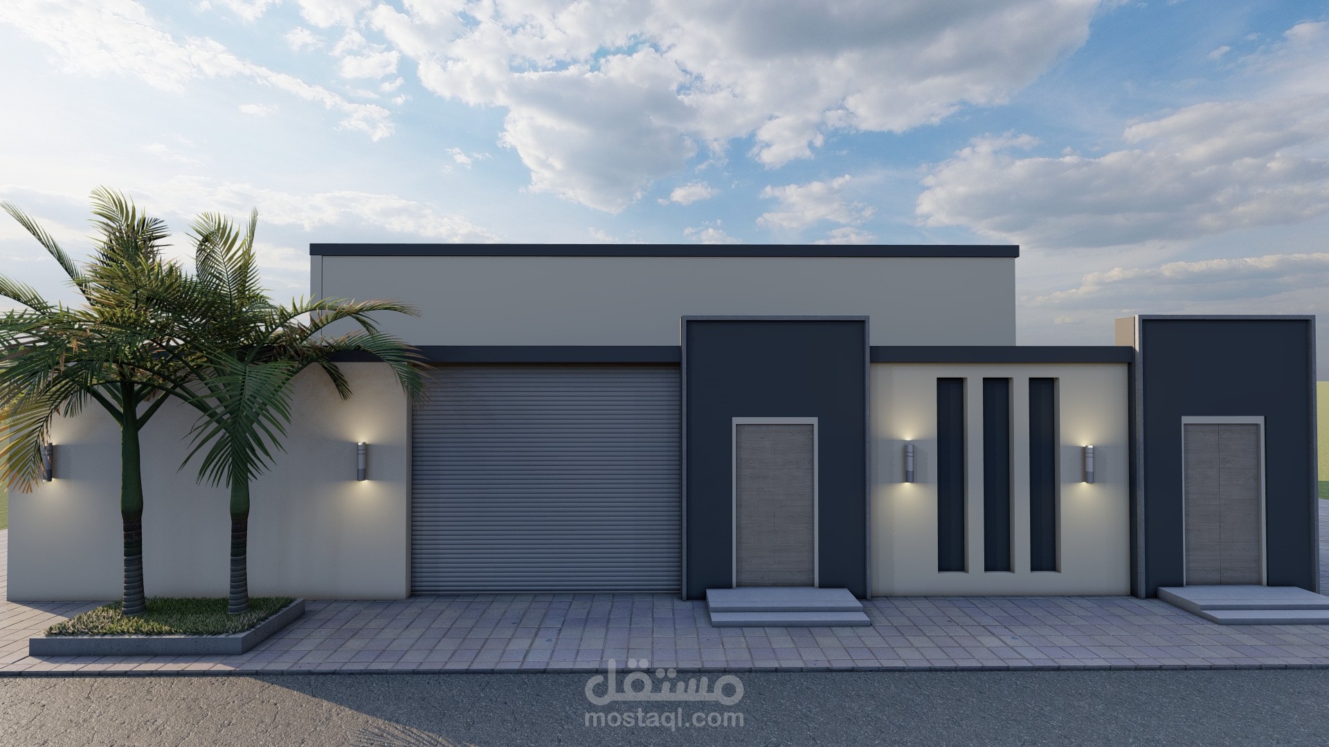 تصميم واجهة 3D مكة المكرمة