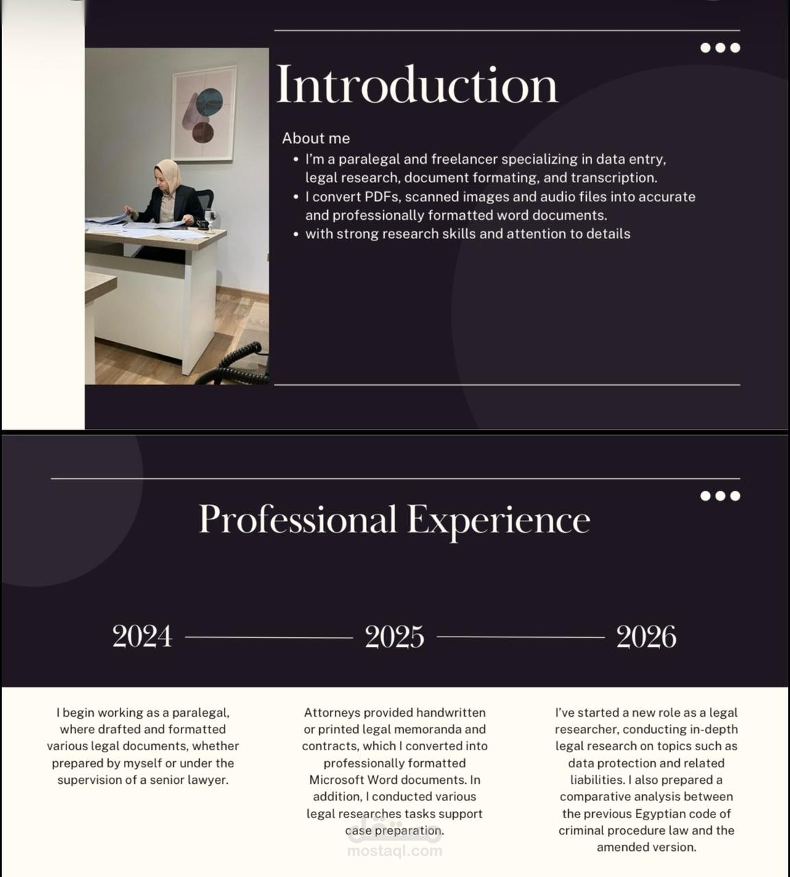 Farida Fathy Portfolio