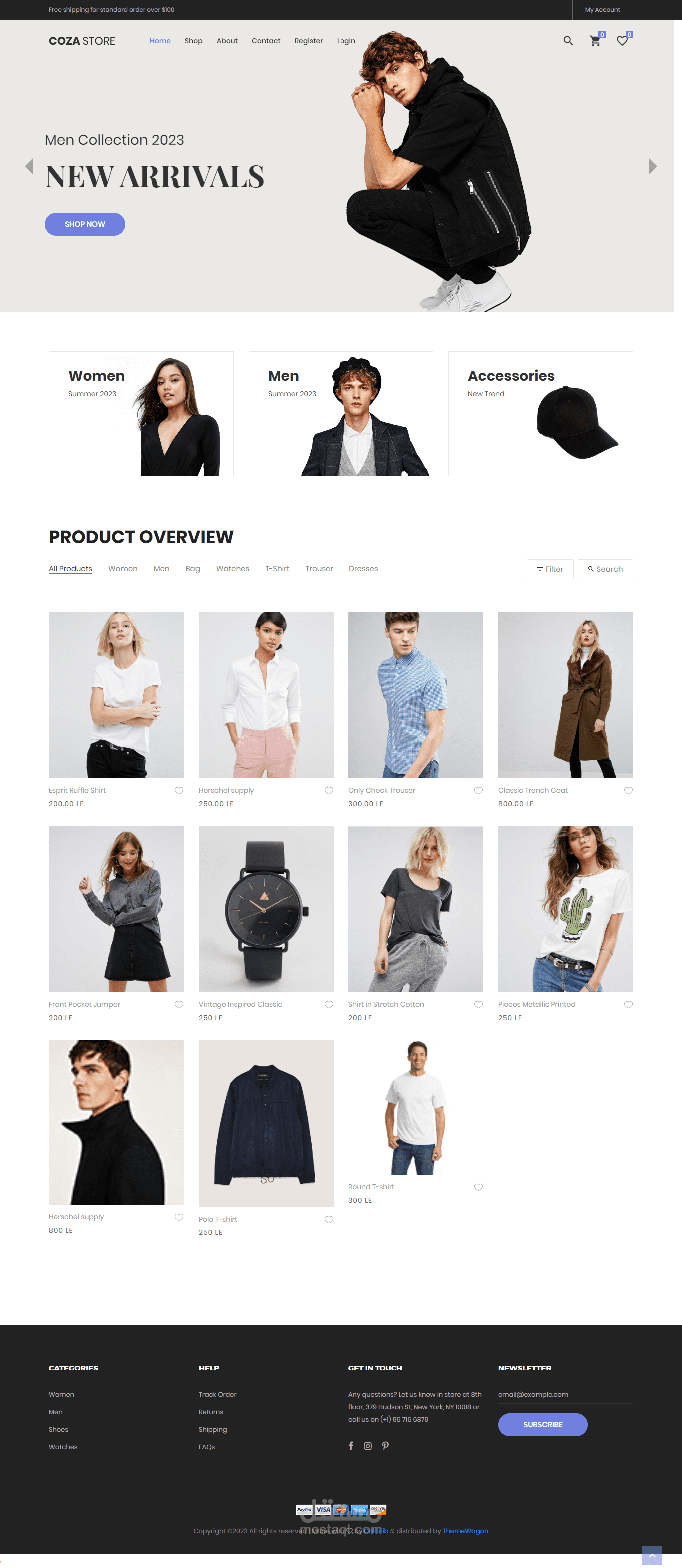 E-Commerce Project (CozaStore)