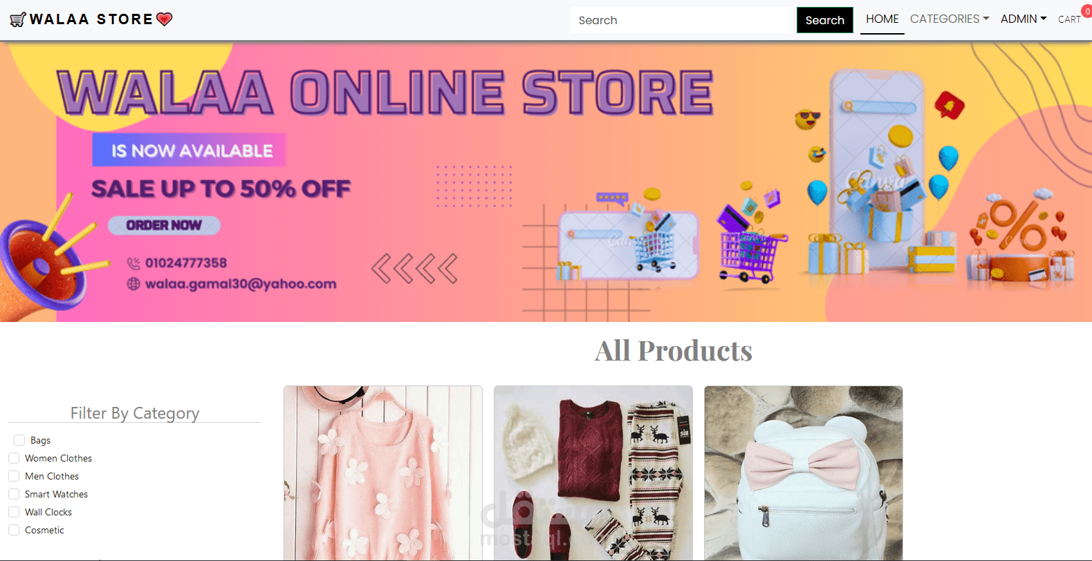 تطبيق E-commerce باستخدام MERN Stack