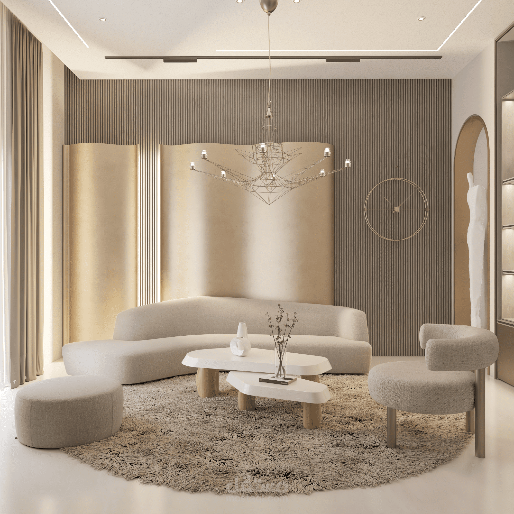 ديكور صالة معيشة مودرن