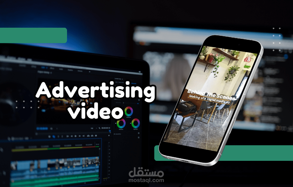فيديو كواليس فيديو اشهاري لمطعم بيتزا