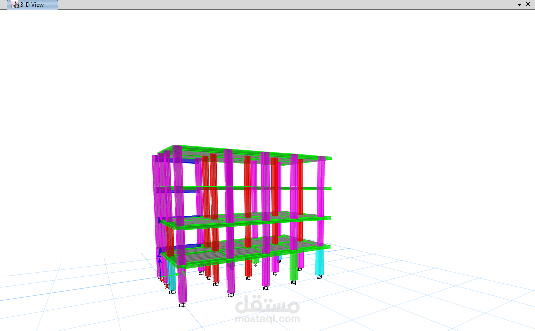 التصميم الإنشائي لبناء سكني