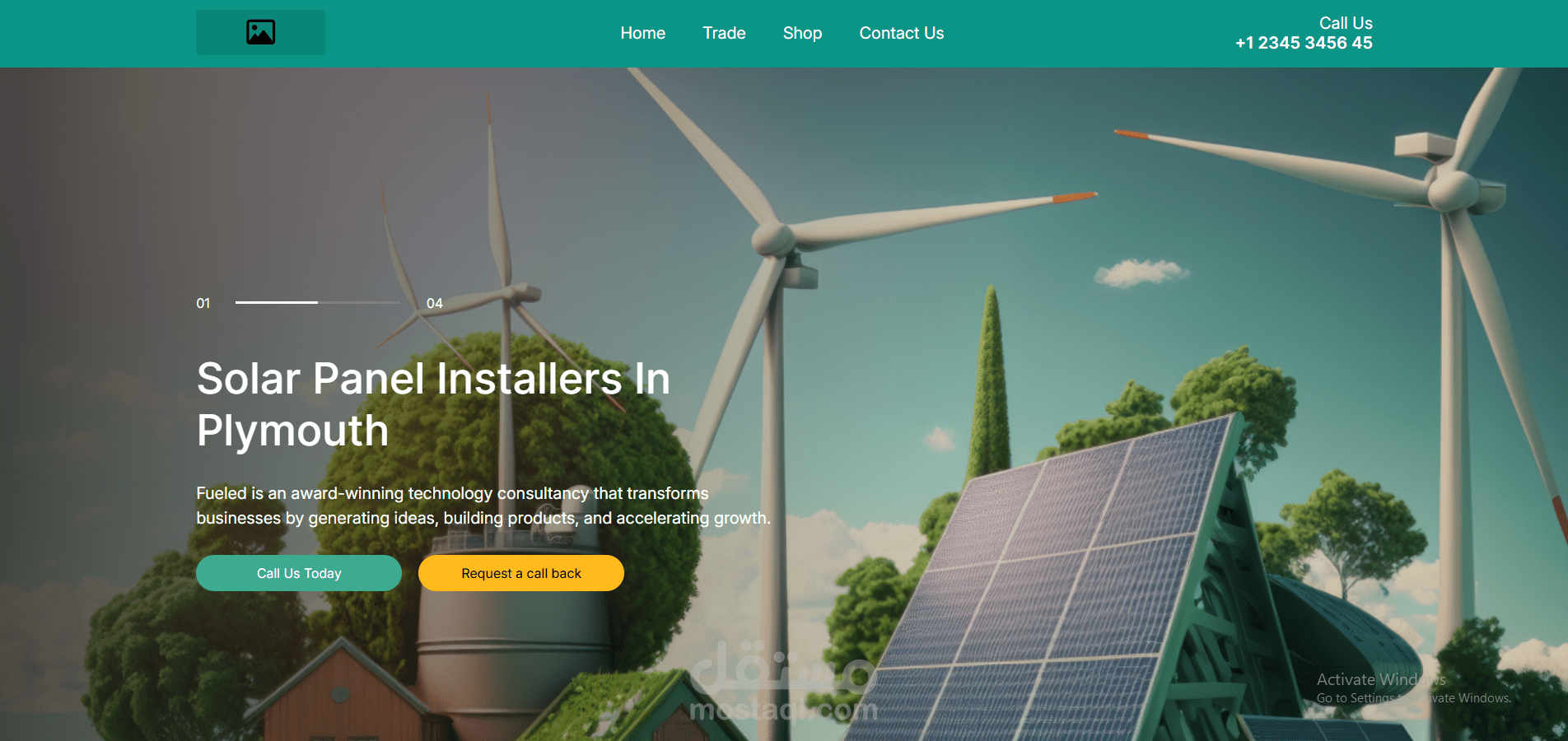 صفحة هبوط(landing page)