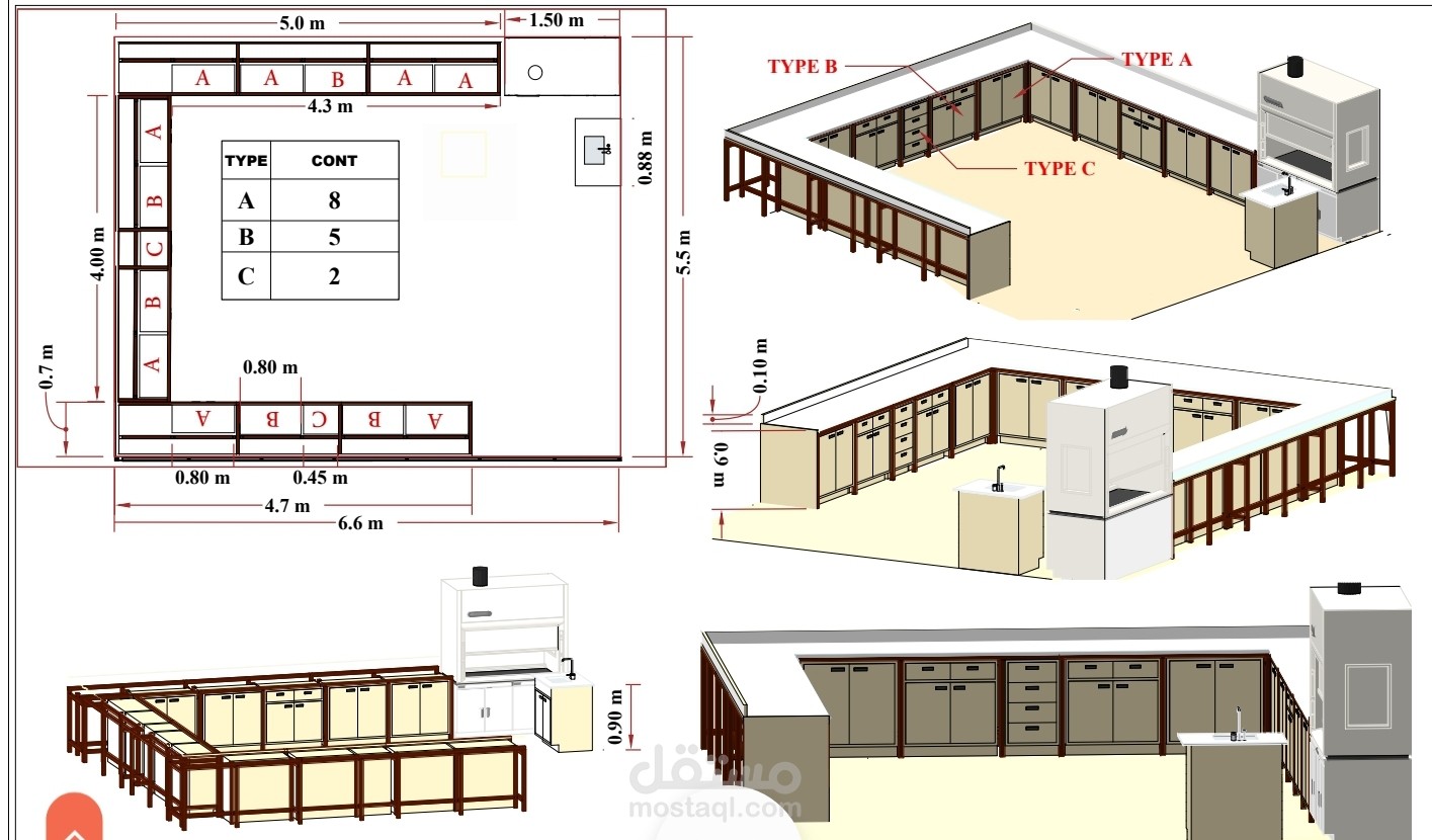 مختبر المواد الهندسية ومواد البناء