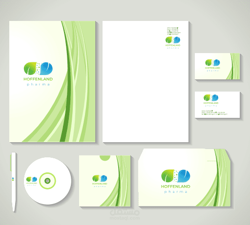 هويه بصريه لشركه ادويه