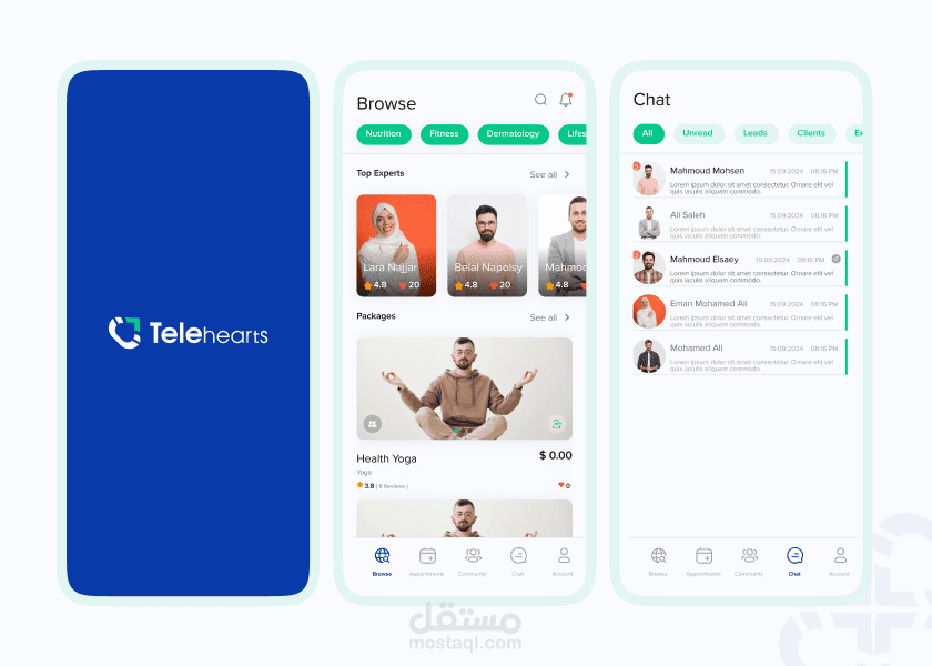 Teleheart App | مستقل