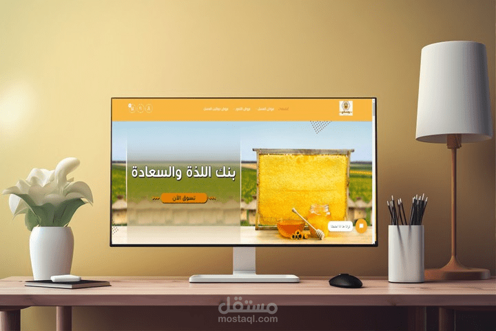 متجر الكتروني لبيع العسل
