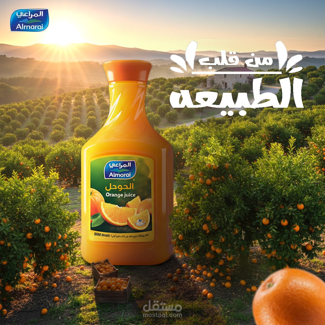 Almarai Juice Marketing Graphics