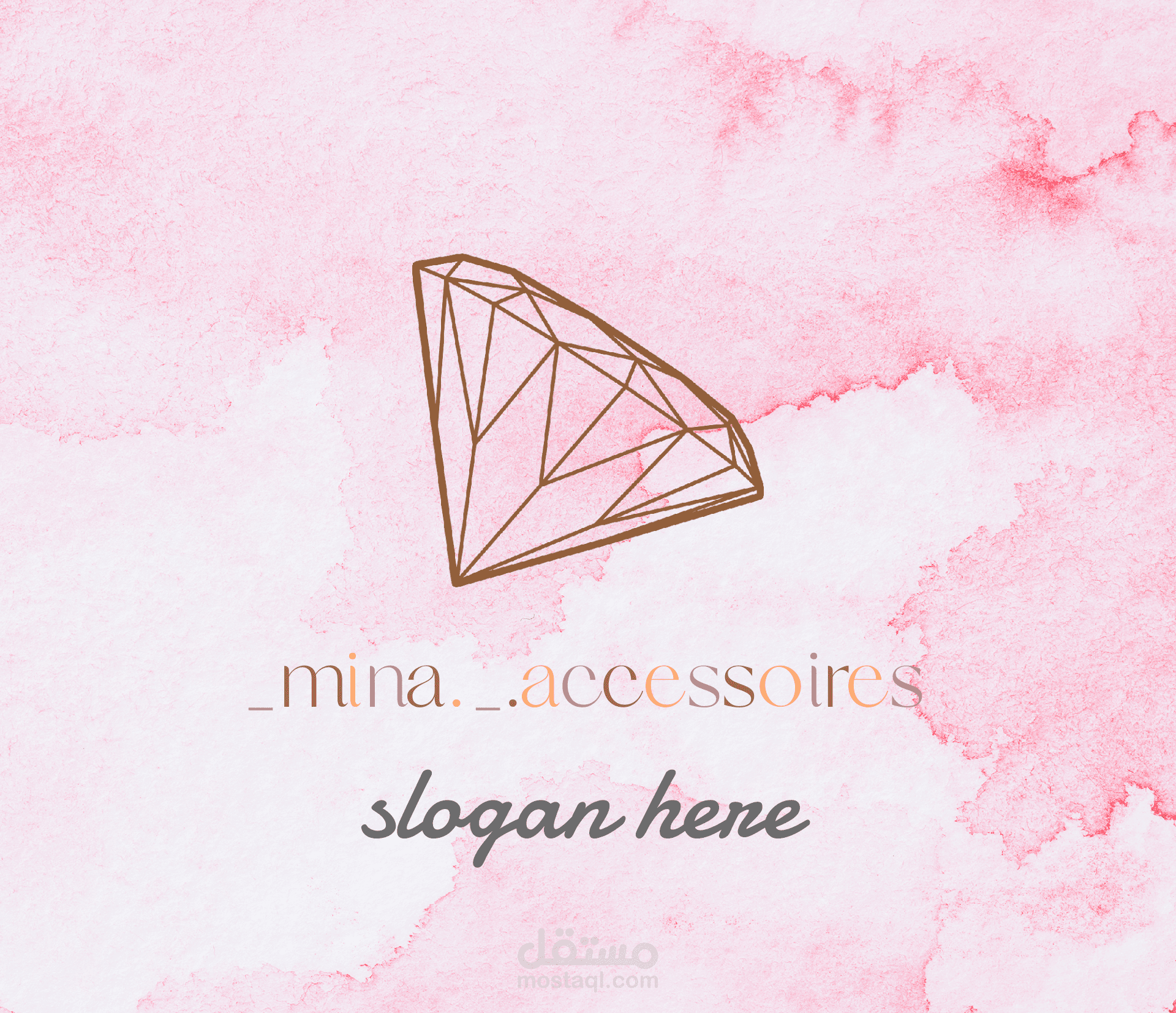 Logo for work of jawlery