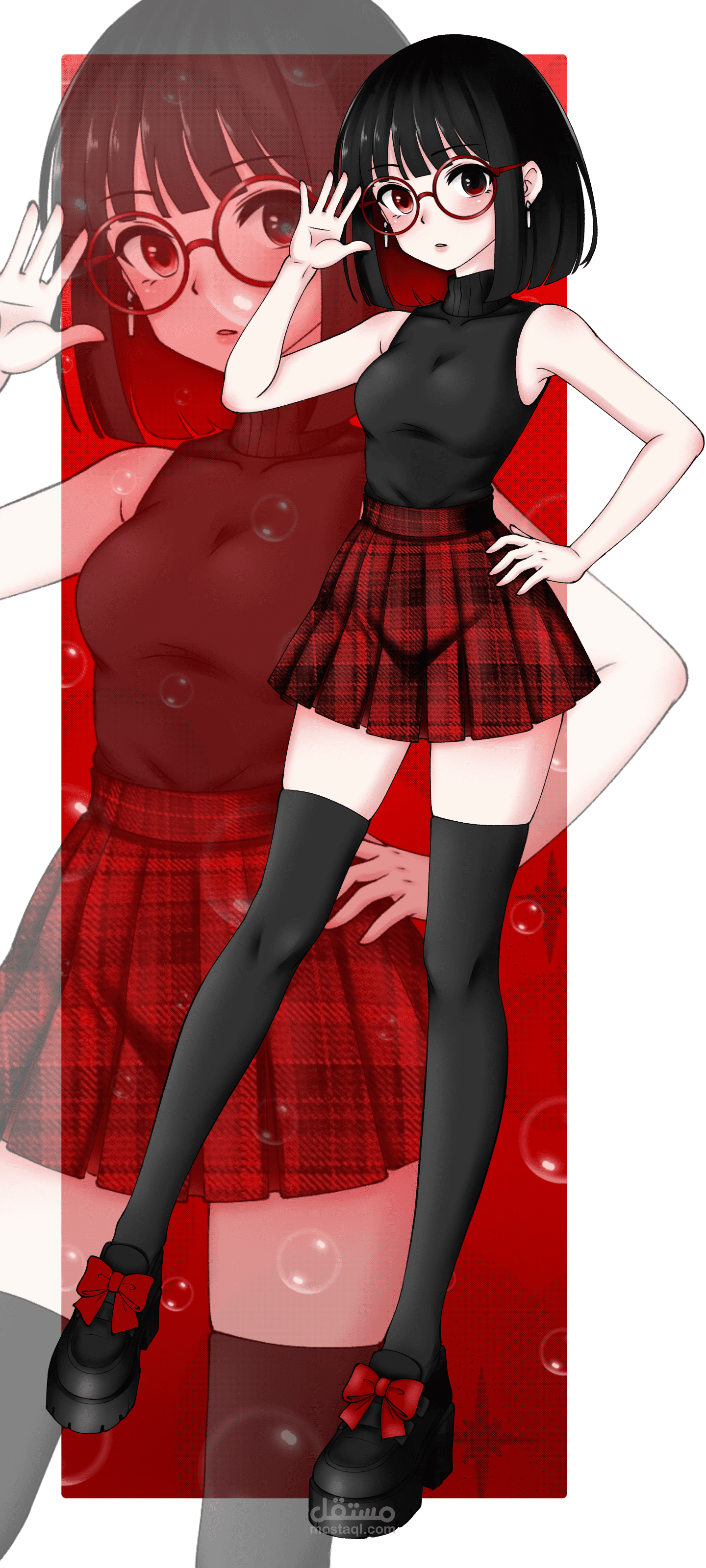 تصميم شخصيات كرتونية| انمي