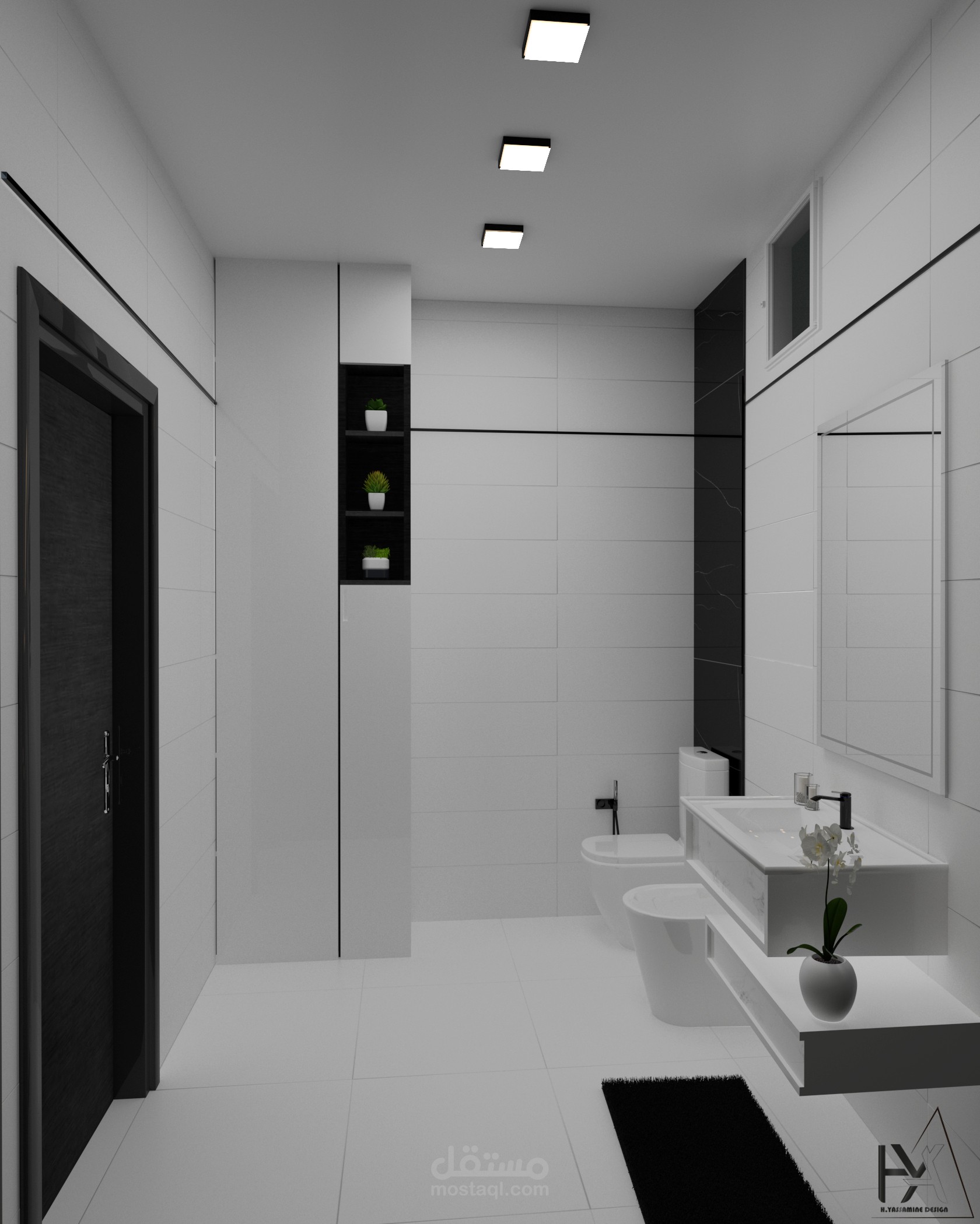 Bathroom design -تصميم حمام