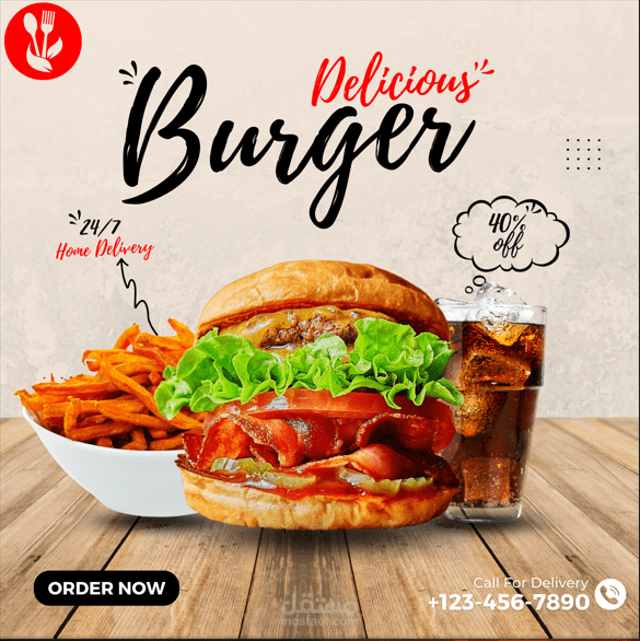 Instagram Post fast food