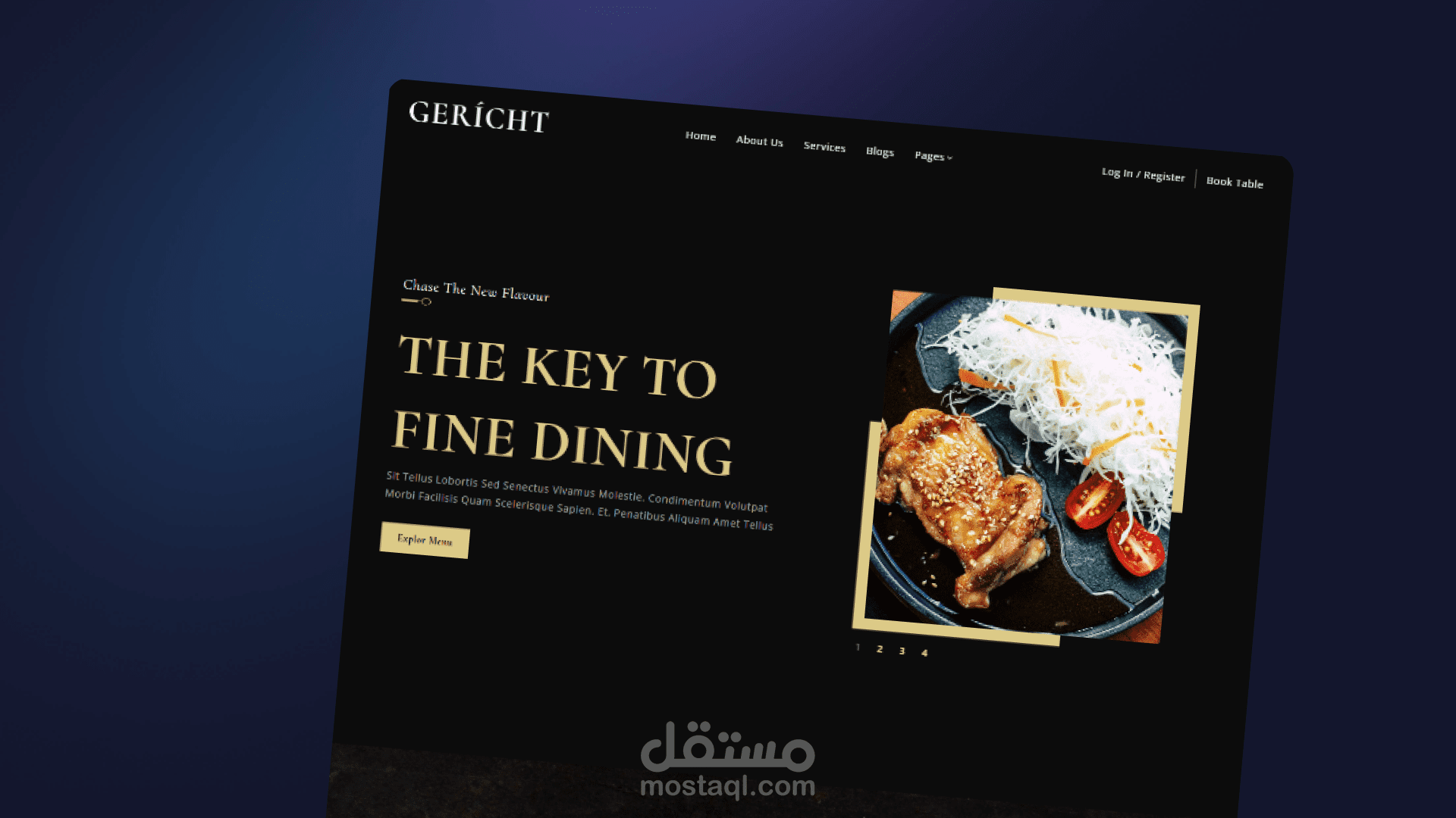 Gericht | Restaurent Website