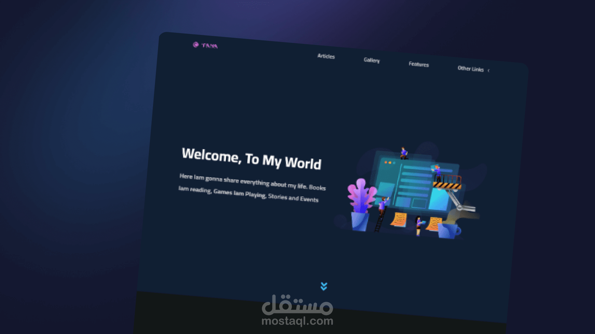 React Website | Single Page