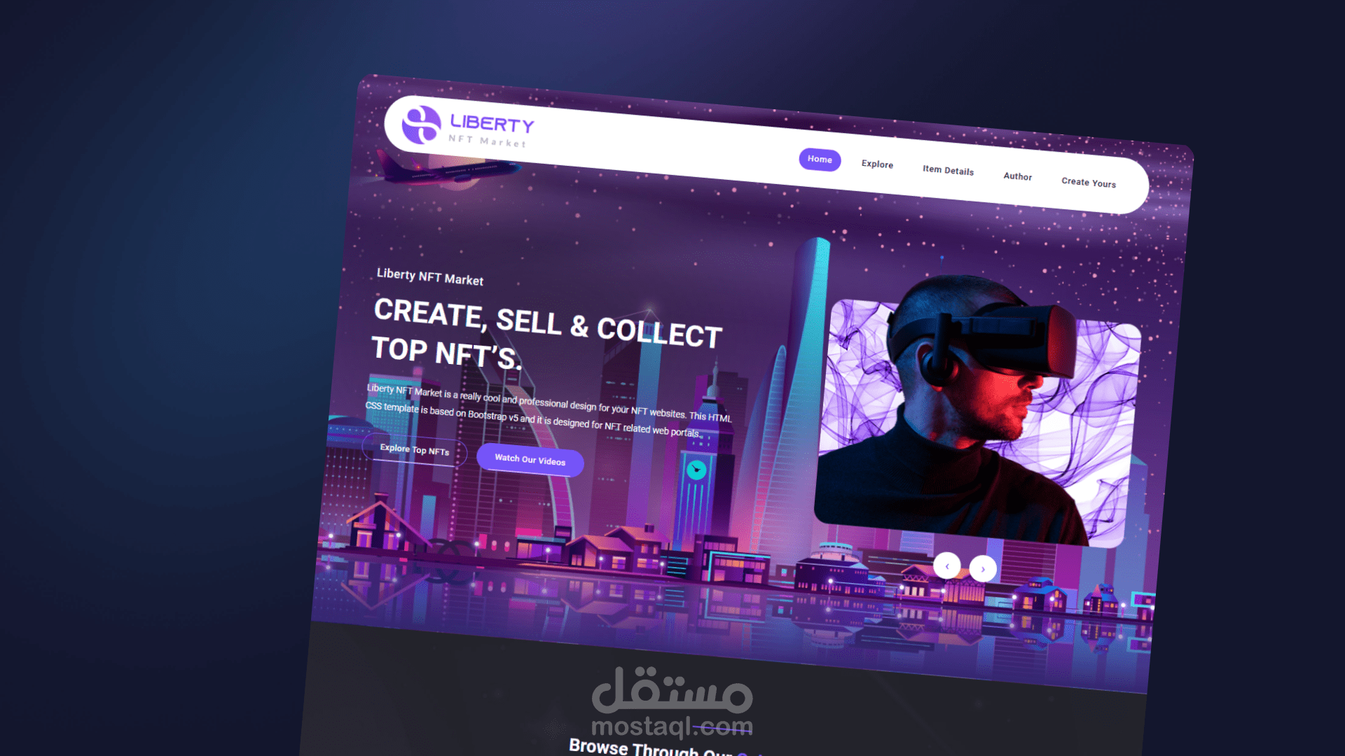 Liberty Market (Bootstrap v5)