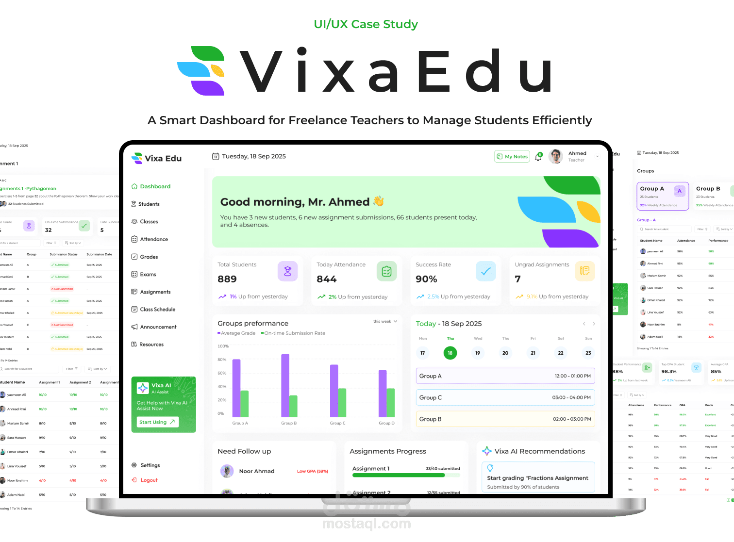VixaEdu -UI/UX Case Study