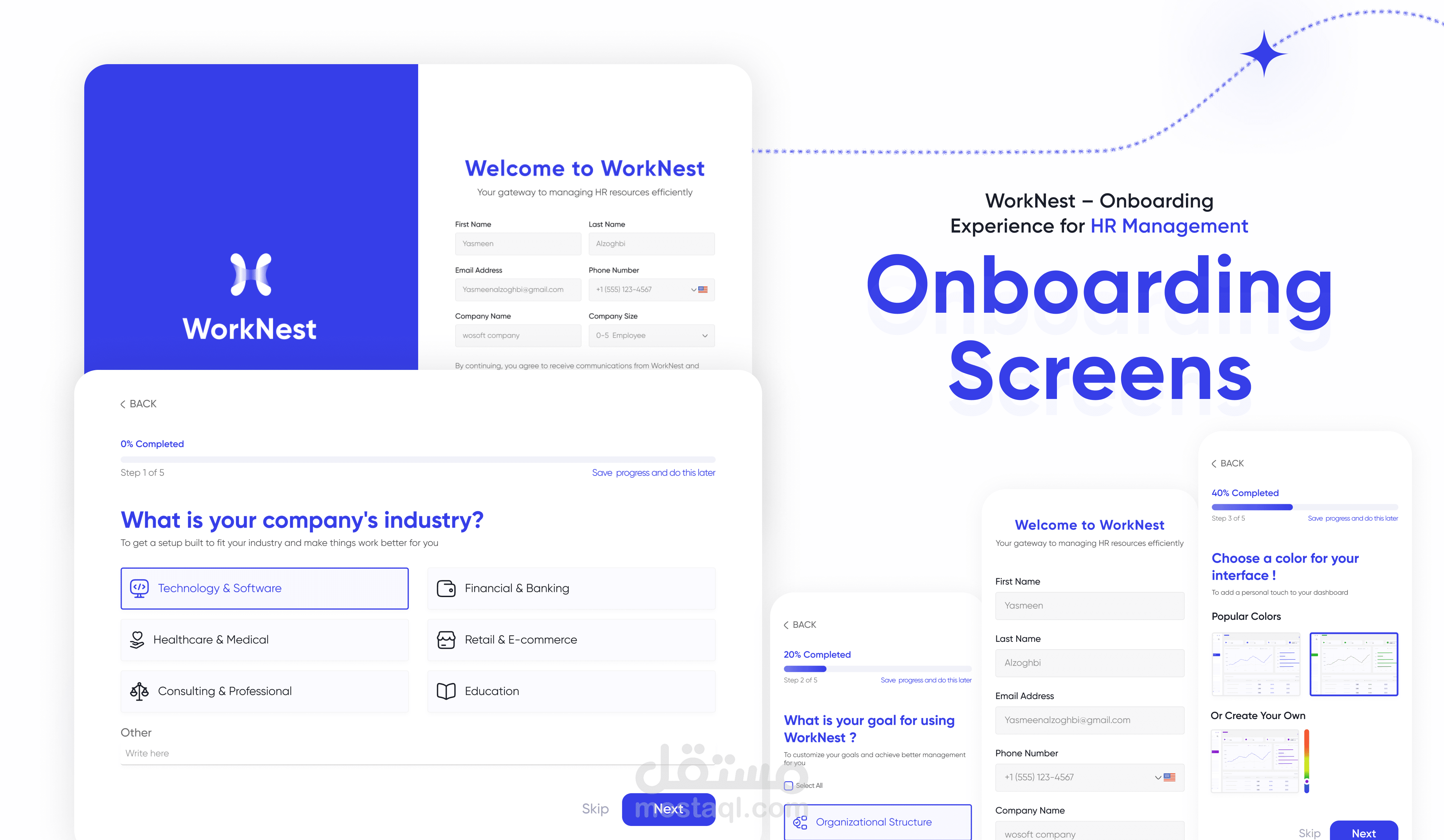 WorkNest – Onboarding Experience for HR Management