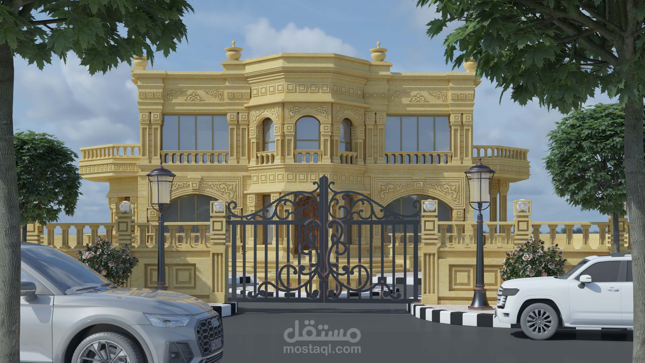 تصميم معماري لفيلا