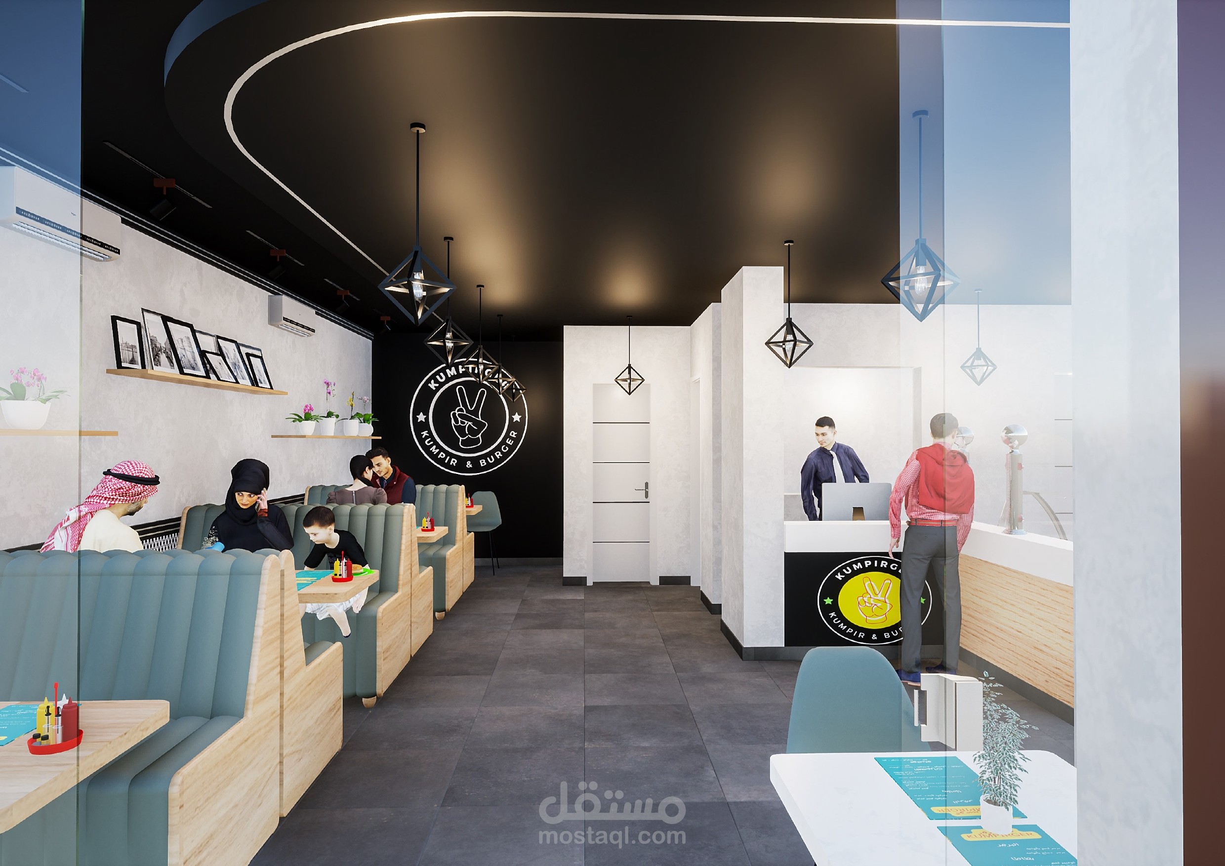 ديكور محلات تجارية