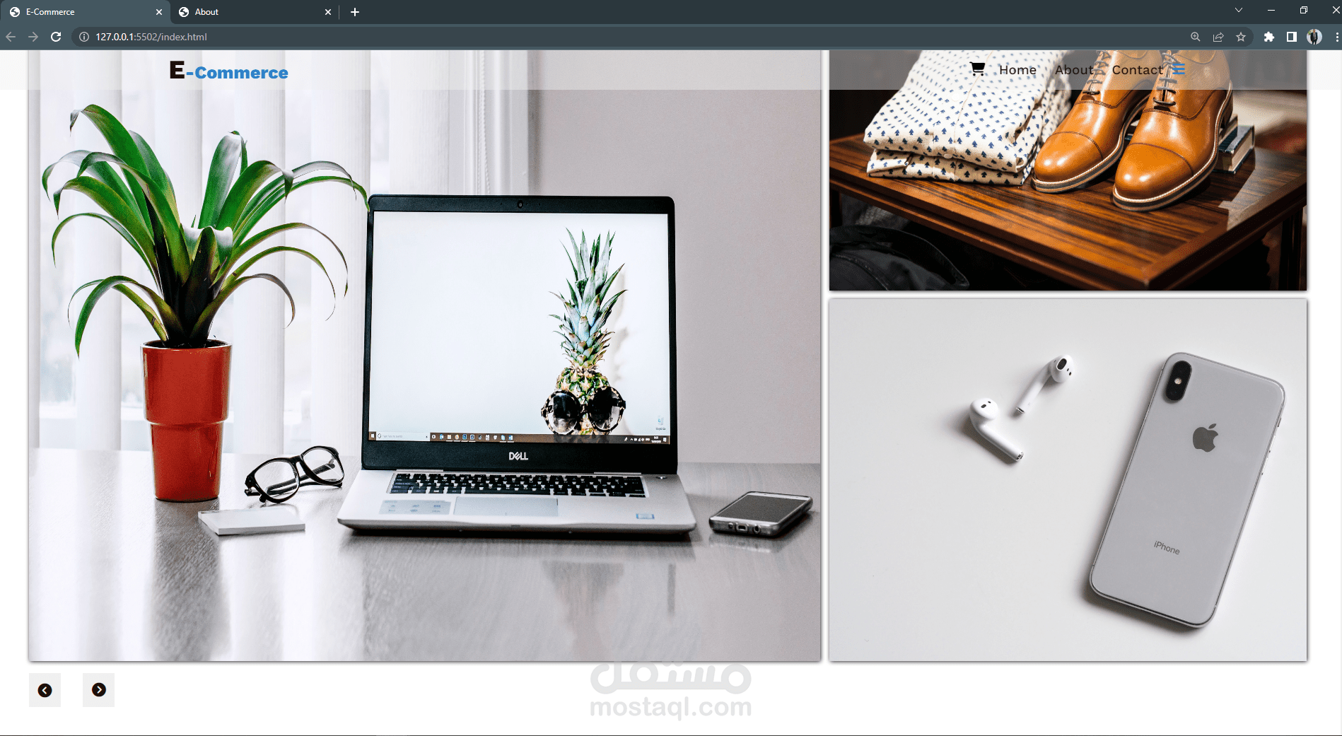 موقع E-Commerce متكامل