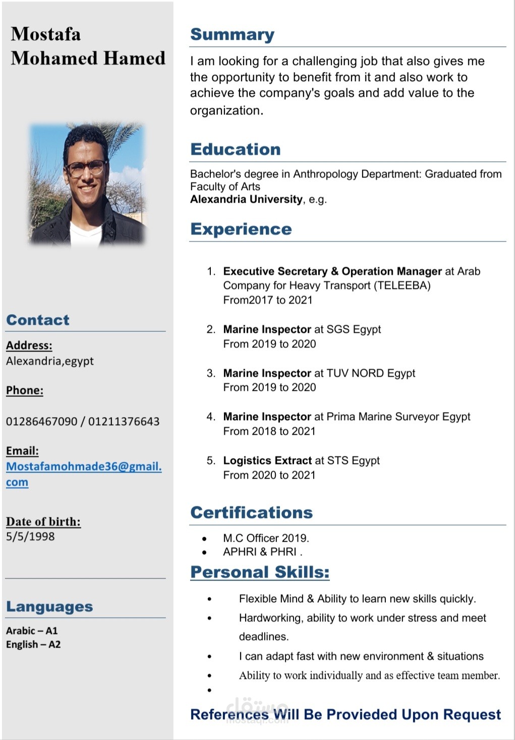 My cv