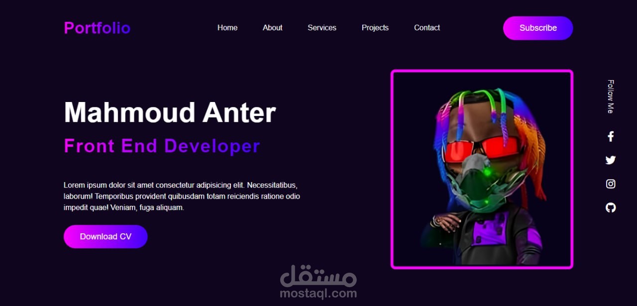 صفحة ويب ليوتيوبر