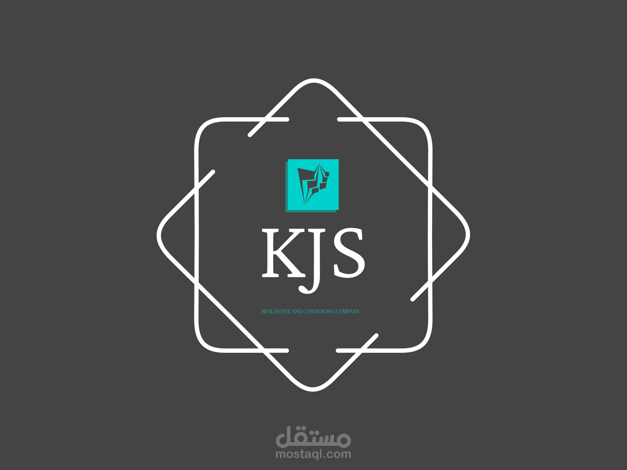 تصميم لوقو لشركة عقارات و مقاولات