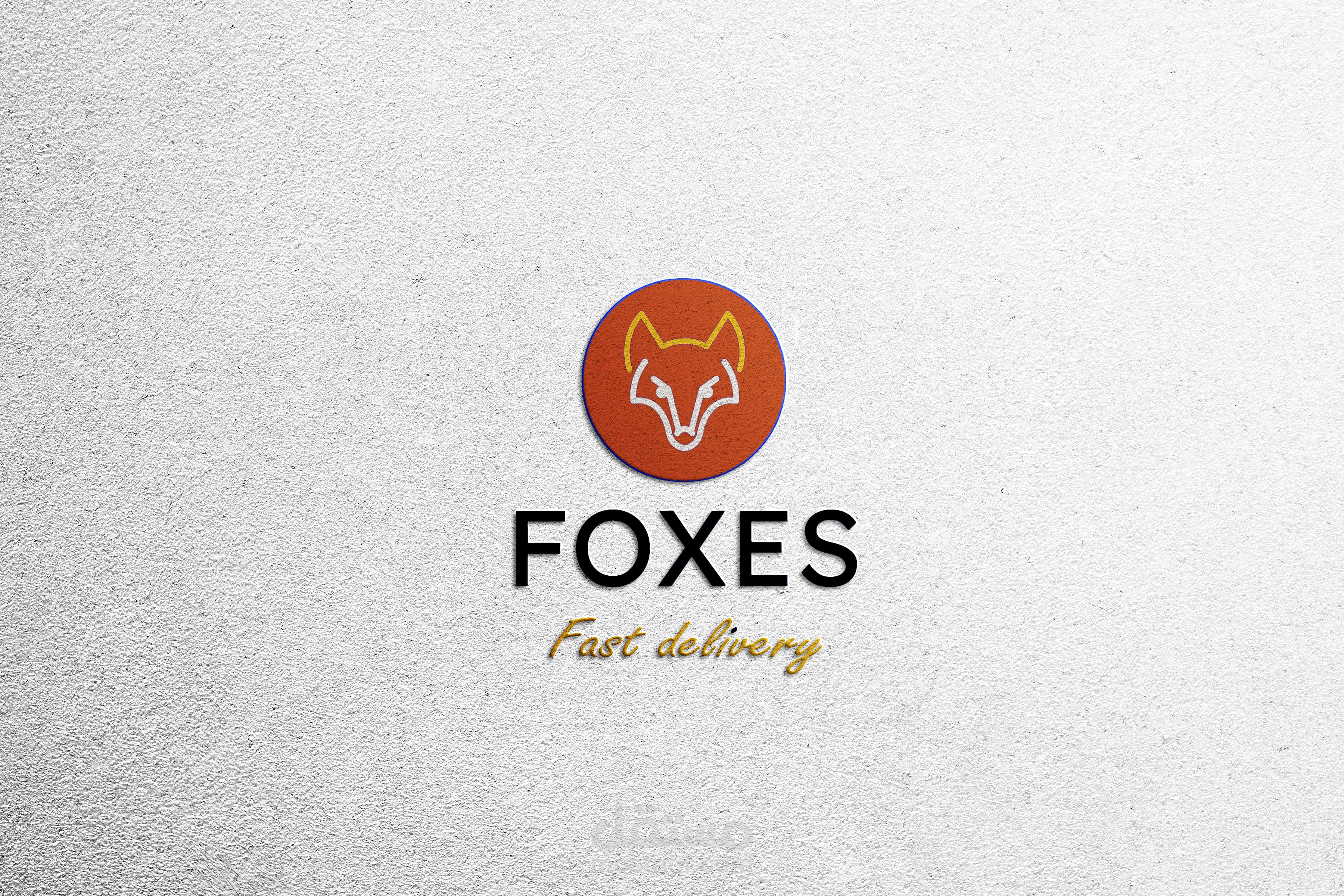 تصميم لجو لشركة توصيل الطلبات السريعة