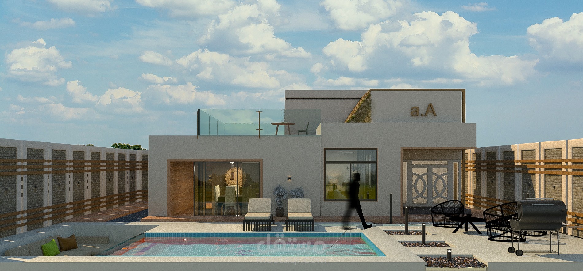 تصميم خارجي لفيلا