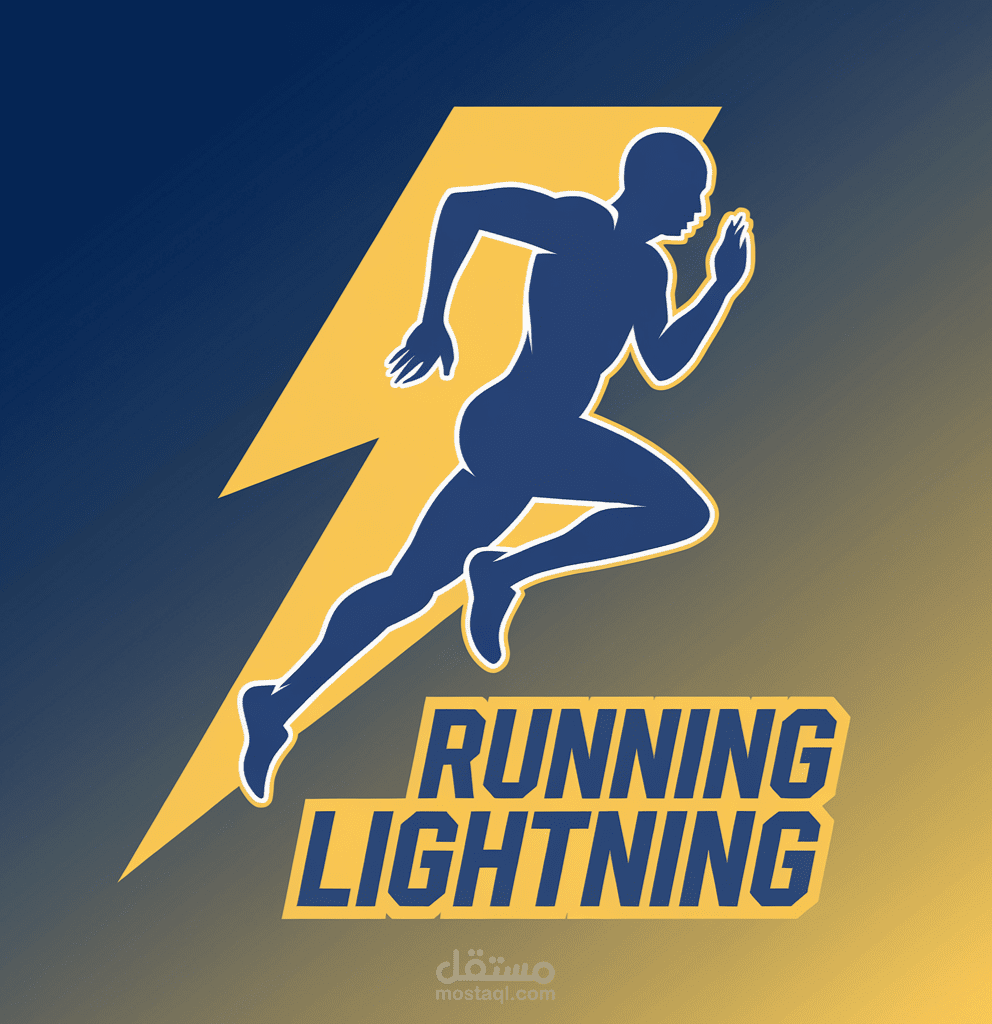 شعار رياضي "Running Lightning"